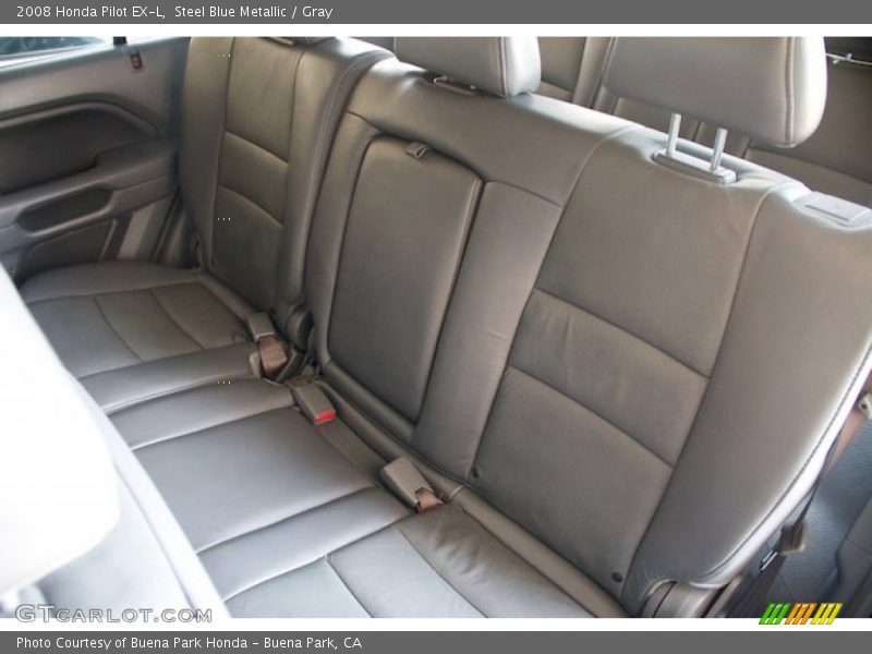 Steel Blue Metallic / Gray 2008 Honda Pilot EX-L