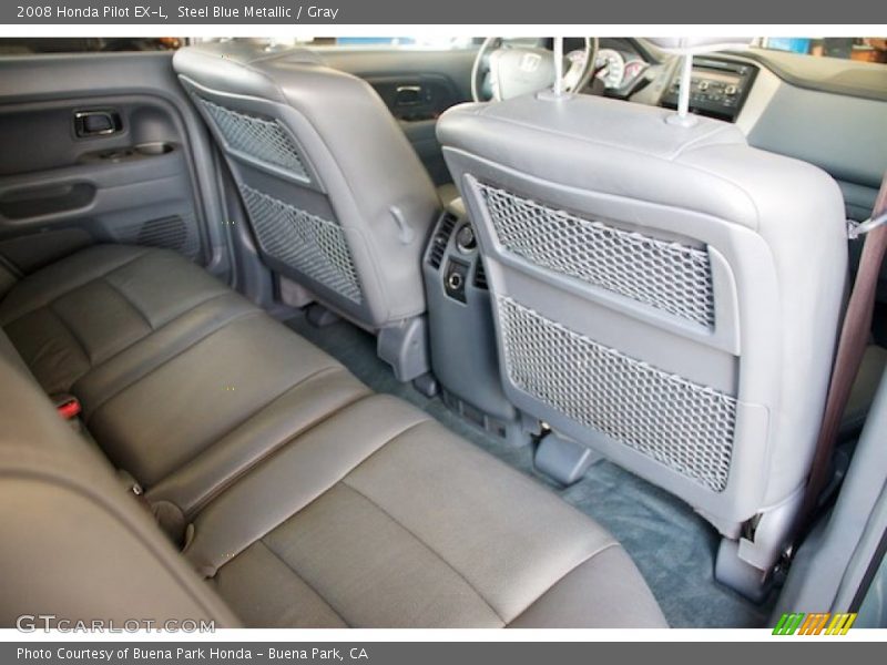 Steel Blue Metallic / Gray 2008 Honda Pilot EX-L