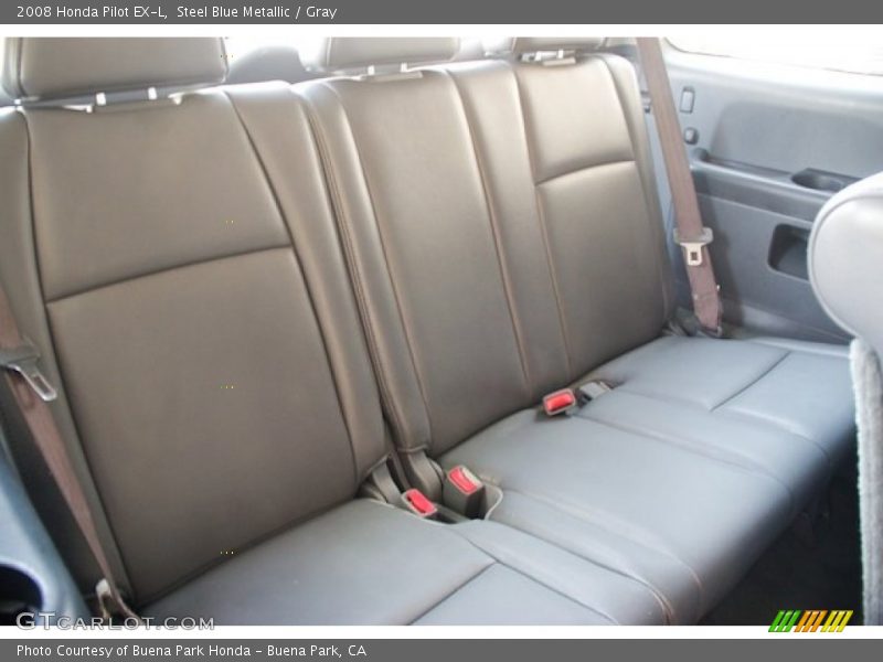Steel Blue Metallic / Gray 2008 Honda Pilot EX-L