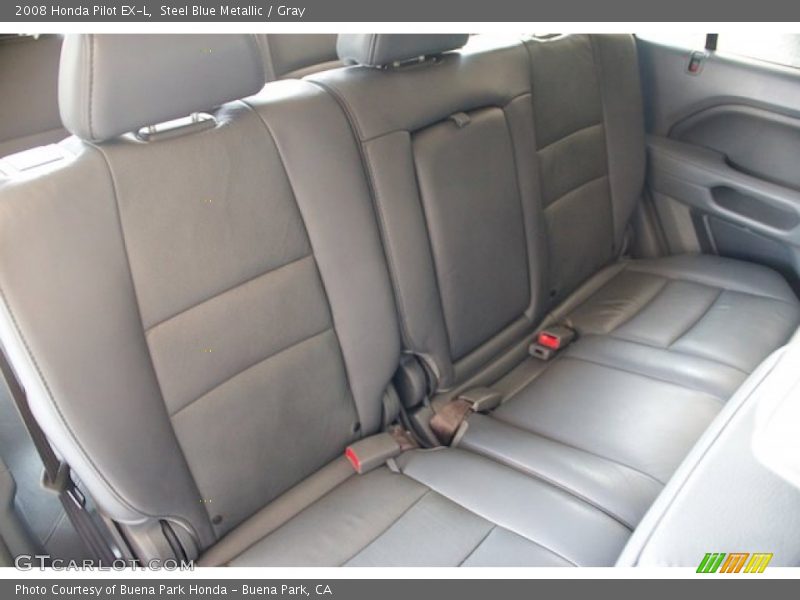 Steel Blue Metallic / Gray 2008 Honda Pilot EX-L