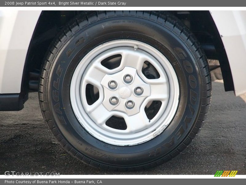 Bright Silver Metallic / Dark Slate Gray 2008 Jeep Patriot Sport 4x4