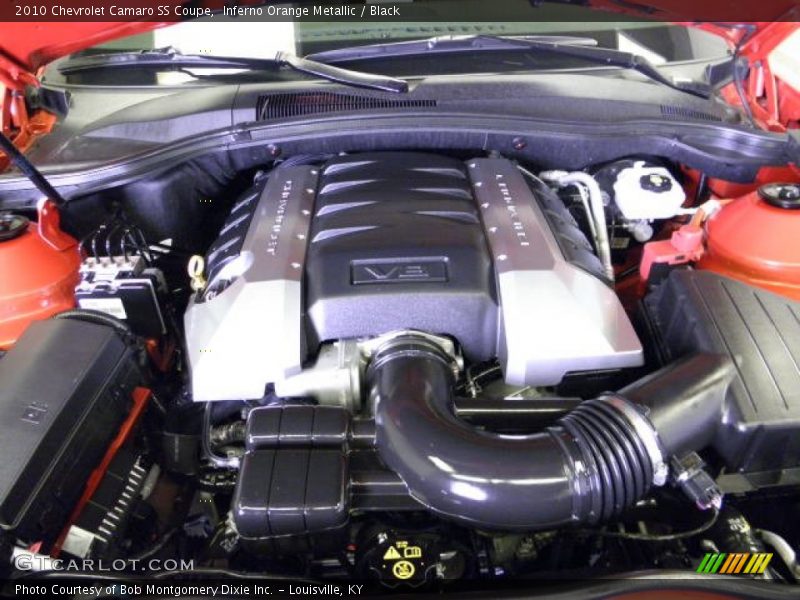Inferno Orange Metallic / Black 2010 Chevrolet Camaro SS Coupe