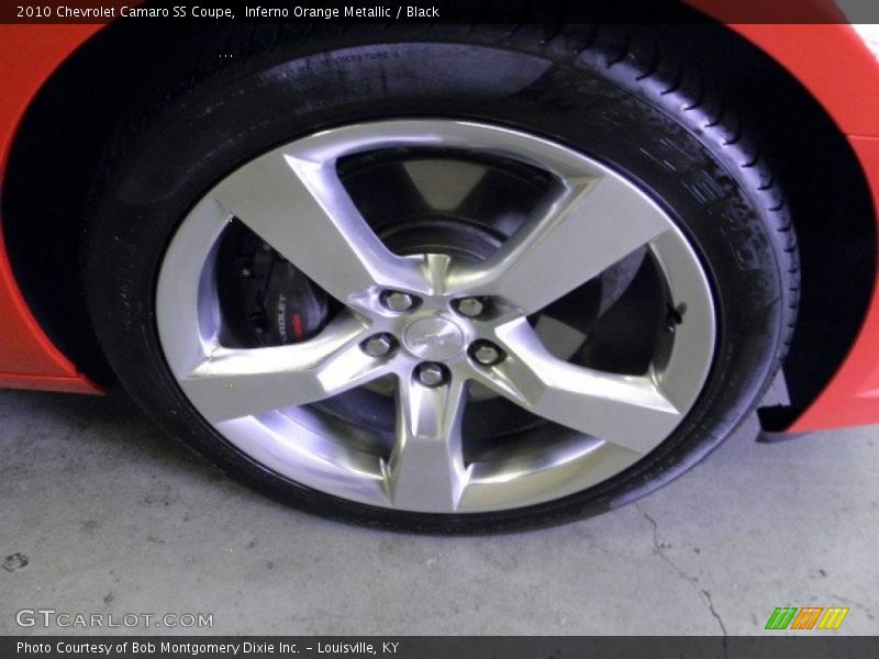 Inferno Orange Metallic / Black 2010 Chevrolet Camaro SS Coupe