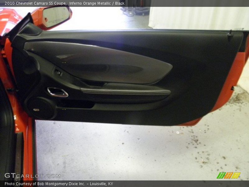 Inferno Orange Metallic / Black 2010 Chevrolet Camaro SS Coupe