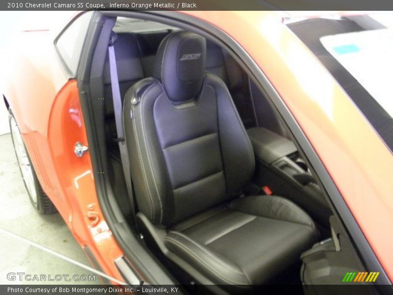 Inferno Orange Metallic / Black 2010 Chevrolet Camaro SS Coupe