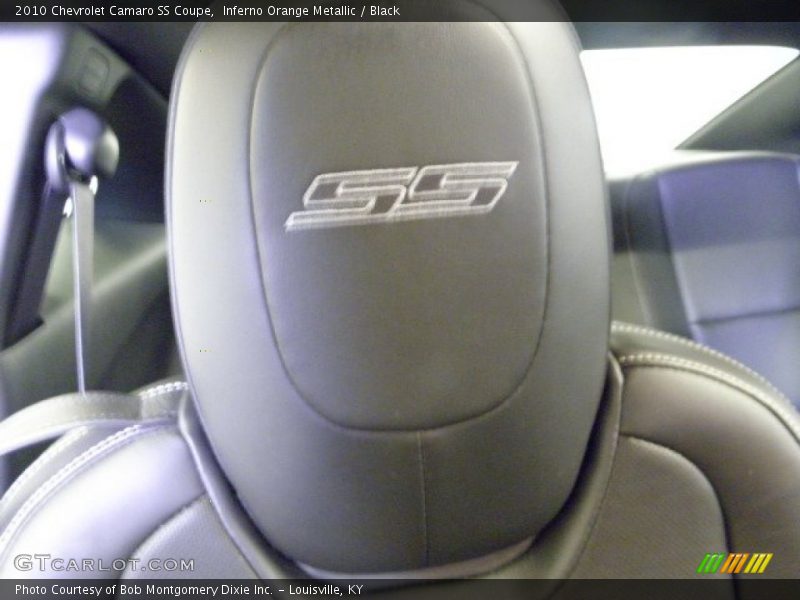 Inferno Orange Metallic / Black 2010 Chevrolet Camaro SS Coupe