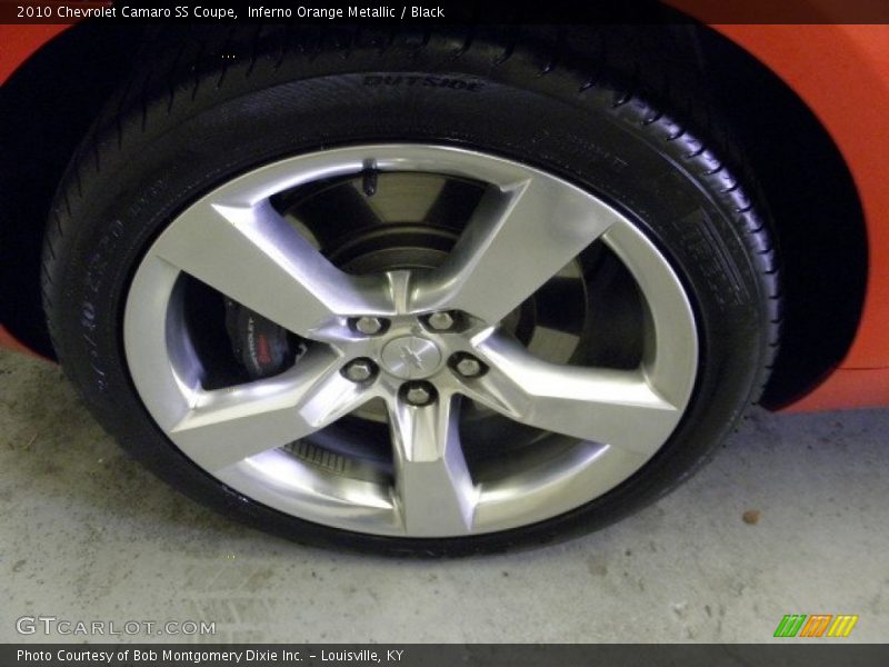 Inferno Orange Metallic / Black 2010 Chevrolet Camaro SS Coupe