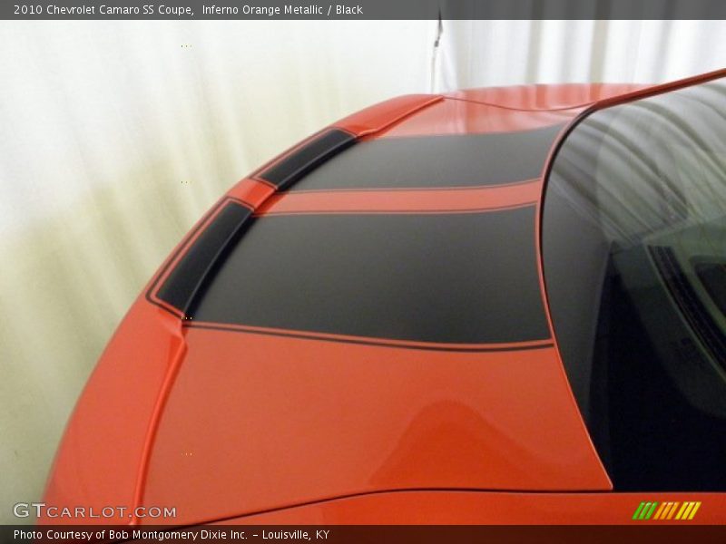 Inferno Orange Metallic / Black 2010 Chevrolet Camaro SS Coupe