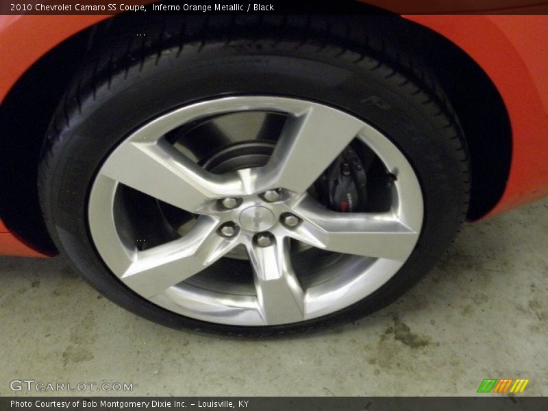 Inferno Orange Metallic / Black 2010 Chevrolet Camaro SS Coupe