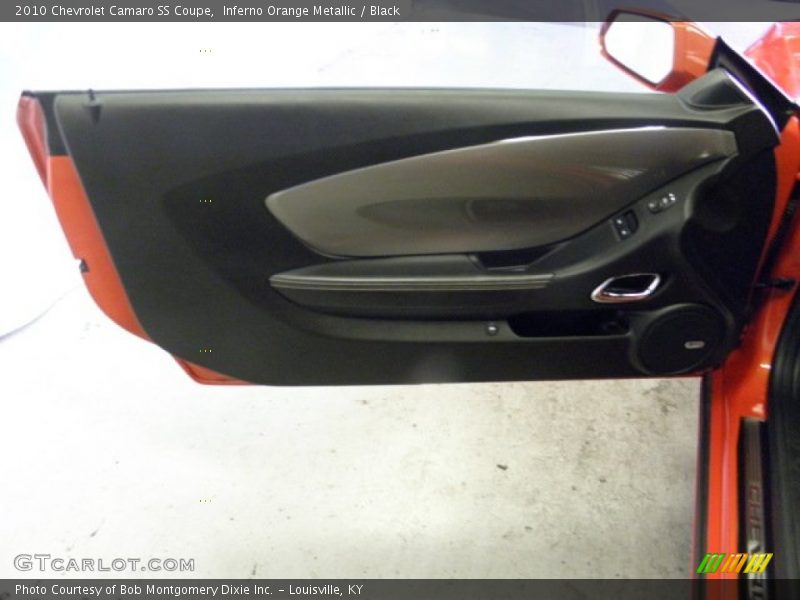 Inferno Orange Metallic / Black 2010 Chevrolet Camaro SS Coupe