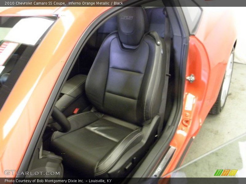 Inferno Orange Metallic / Black 2010 Chevrolet Camaro SS Coupe