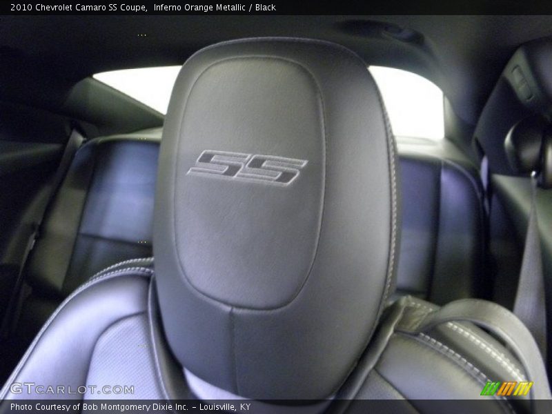 Inferno Orange Metallic / Black 2010 Chevrolet Camaro SS Coupe