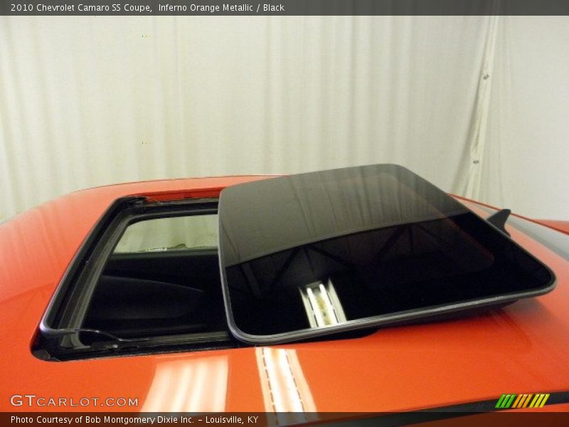 Inferno Orange Metallic / Black 2010 Chevrolet Camaro SS Coupe