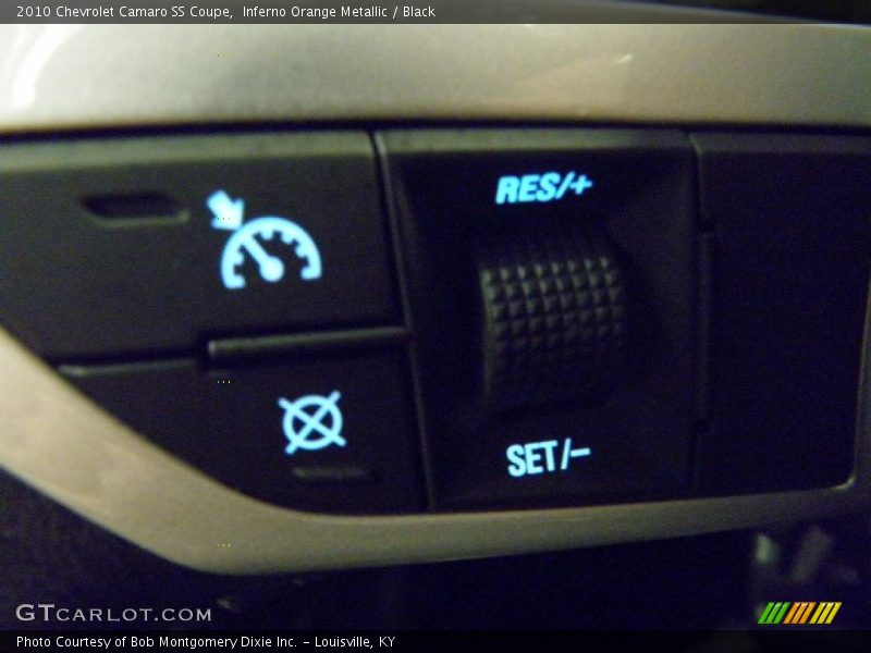 Inferno Orange Metallic / Black 2010 Chevrolet Camaro SS Coupe