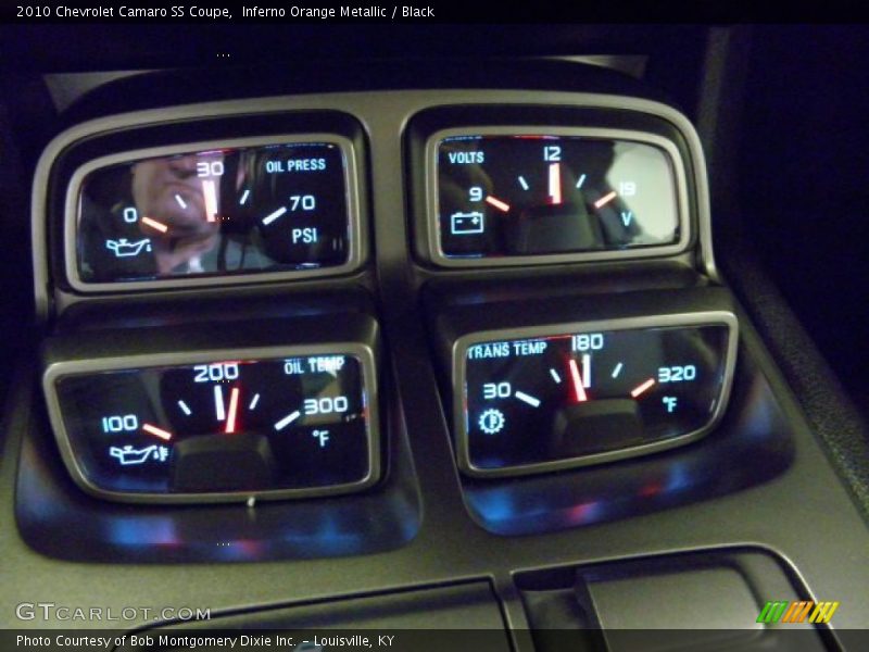 Inferno Orange Metallic / Black 2010 Chevrolet Camaro SS Coupe