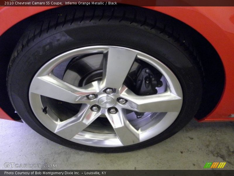 Inferno Orange Metallic / Black 2010 Chevrolet Camaro SS Coupe