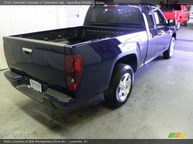 Aqua Blue Metallic / Ebony 2012 Chevrolet Colorado LT Extended Cab