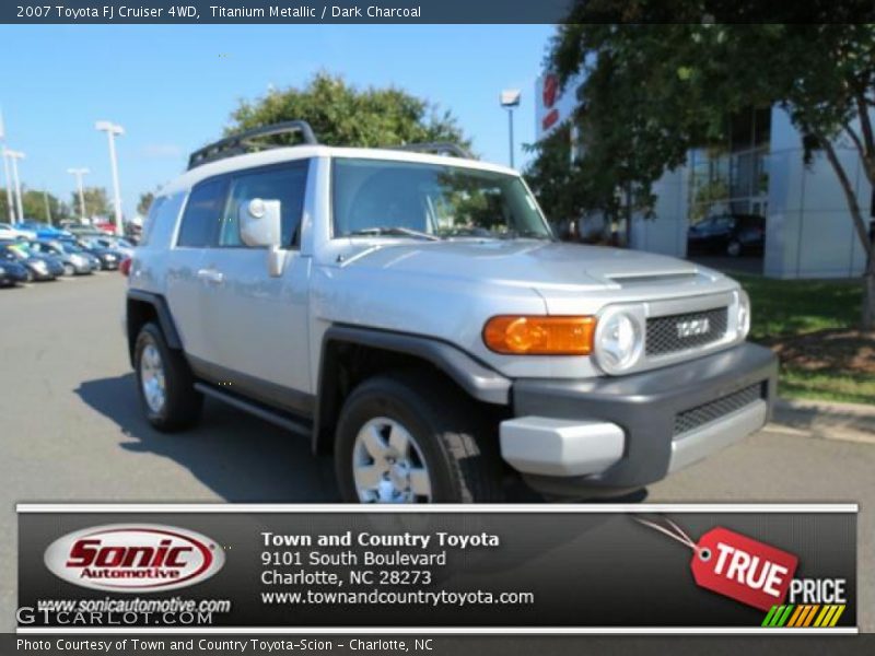 Titanium Metallic / Dark Charcoal 2007 Toyota FJ Cruiser 4WD