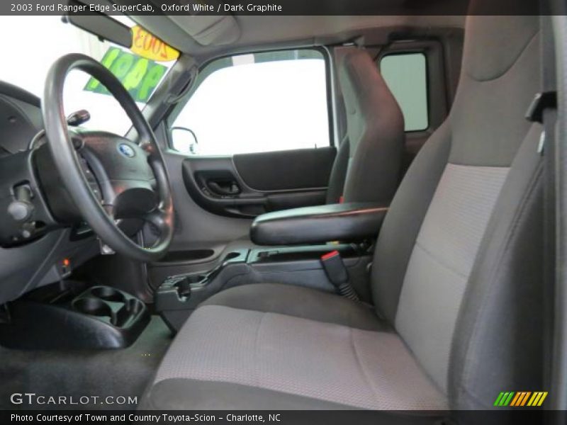 Oxford White / Dark Graphite 2003 Ford Ranger Edge SuperCab