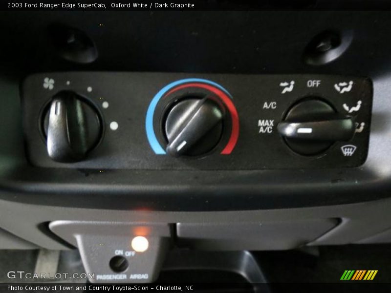 Oxford White / Dark Graphite 2003 Ford Ranger Edge SuperCab