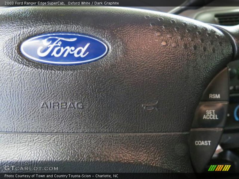 Oxford White / Dark Graphite 2003 Ford Ranger Edge SuperCab