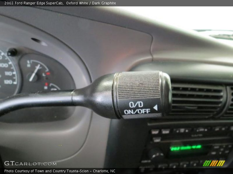 Oxford White / Dark Graphite 2003 Ford Ranger Edge SuperCab