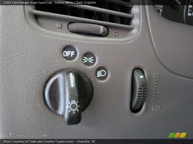 Oxford White / Dark Graphite 2003 Ford Ranger Edge SuperCab