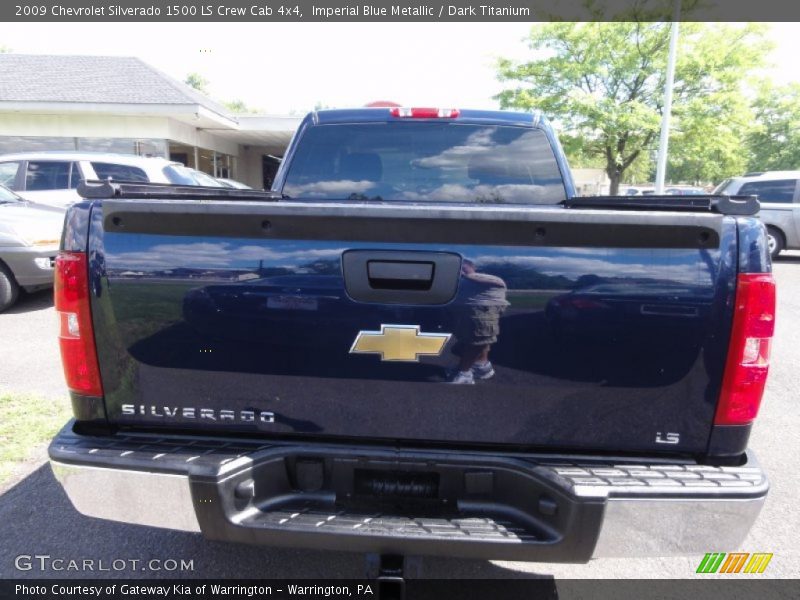 Imperial Blue Metallic / Dark Titanium 2009 Chevrolet Silverado 1500 LS Crew Cab 4x4