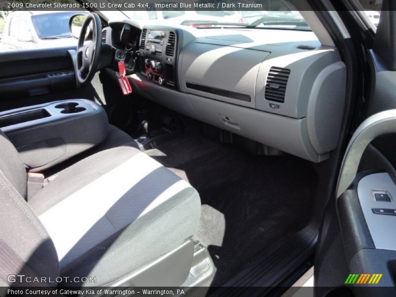 Imperial Blue Metallic / Dark Titanium 2009 Chevrolet Silverado 1500 LS Crew Cab 4x4