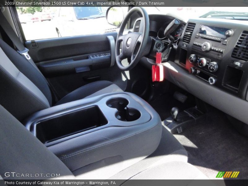 Imperial Blue Metallic / Dark Titanium 2009 Chevrolet Silverado 1500 LS Crew Cab 4x4