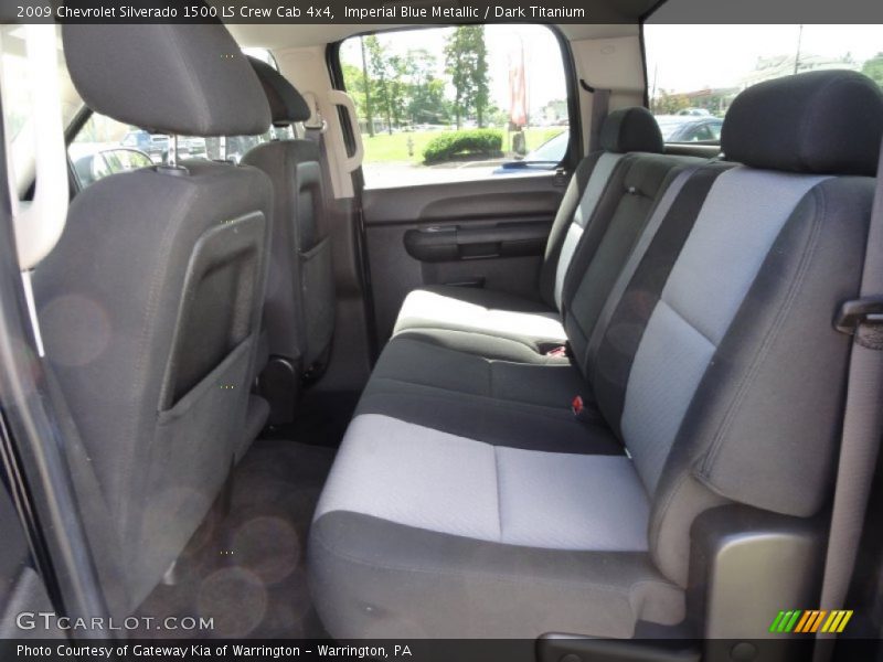 Imperial Blue Metallic / Dark Titanium 2009 Chevrolet Silverado 1500 LS Crew Cab 4x4
