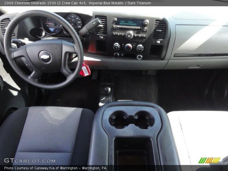Imperial Blue Metallic / Dark Titanium 2009 Chevrolet Silverado 1500 LS Crew Cab 4x4