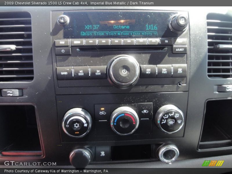 Imperial Blue Metallic / Dark Titanium 2009 Chevrolet Silverado 1500 LS Crew Cab 4x4