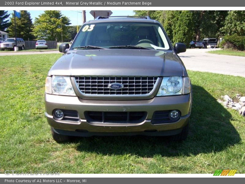 Mineral Grey Metallic / Medium Parchment Beige 2003 Ford Explorer Limited 4x4