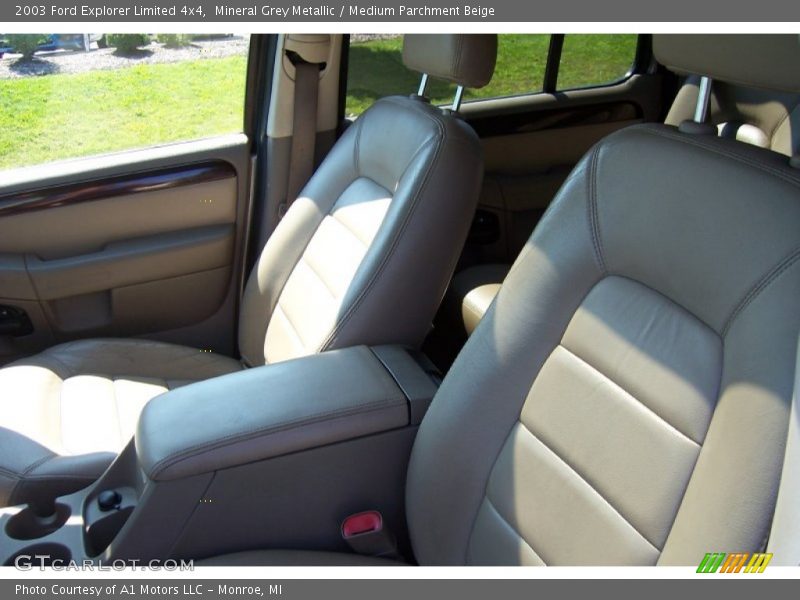 Mineral Grey Metallic / Medium Parchment Beige 2003 Ford Explorer Limited 4x4