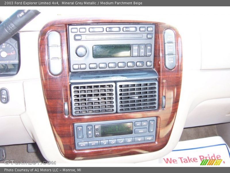 Mineral Grey Metallic / Medium Parchment Beige 2003 Ford Explorer Limited 4x4