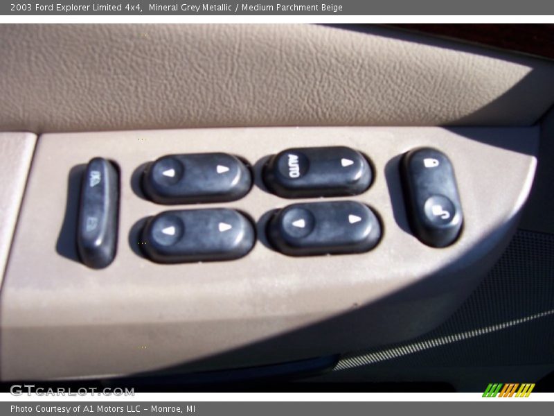 Mineral Grey Metallic / Medium Parchment Beige 2003 Ford Explorer Limited 4x4