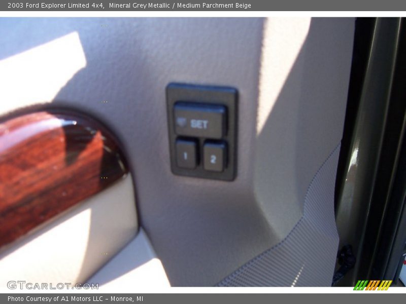 Mineral Grey Metallic / Medium Parchment Beige 2003 Ford Explorer Limited 4x4