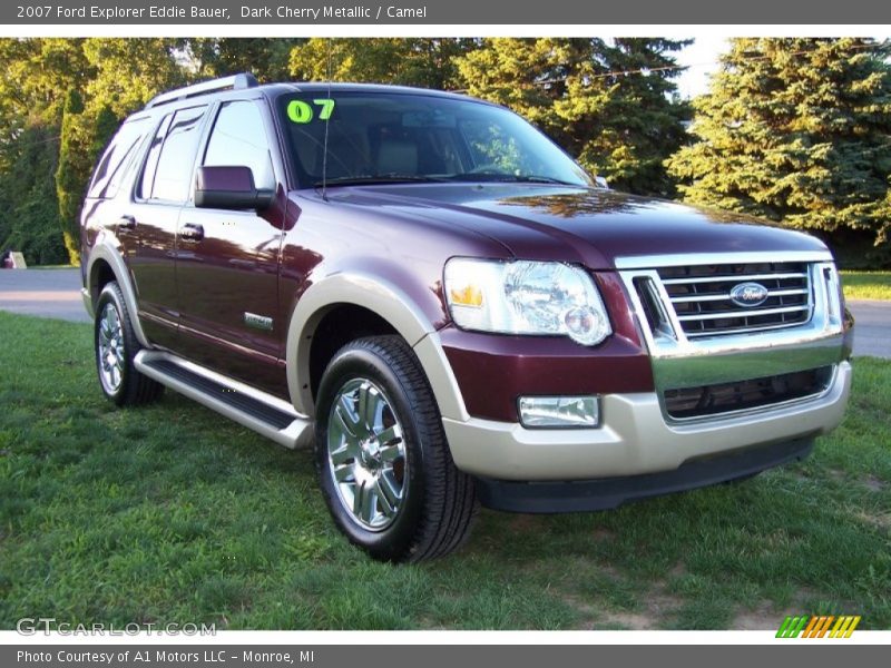 Dark Cherry Metallic / Camel 2007 Ford Explorer Eddie Bauer
