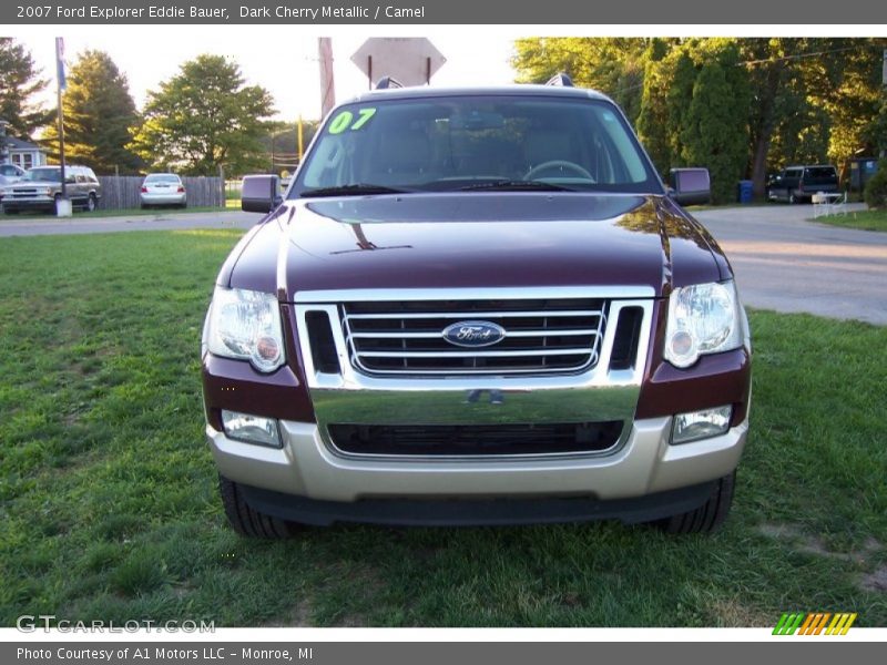 Dark Cherry Metallic / Camel 2007 Ford Explorer Eddie Bauer