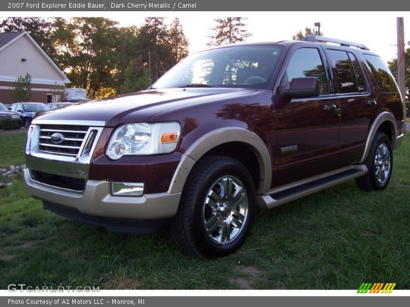 Dark Cherry Metallic / Camel 2007 Ford Explorer Eddie Bauer