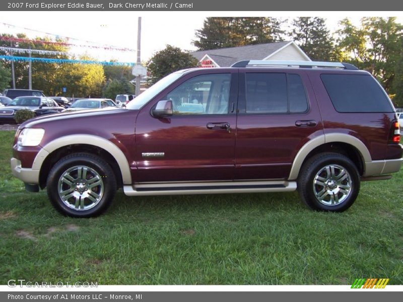 Dark Cherry Metallic / Camel 2007 Ford Explorer Eddie Bauer