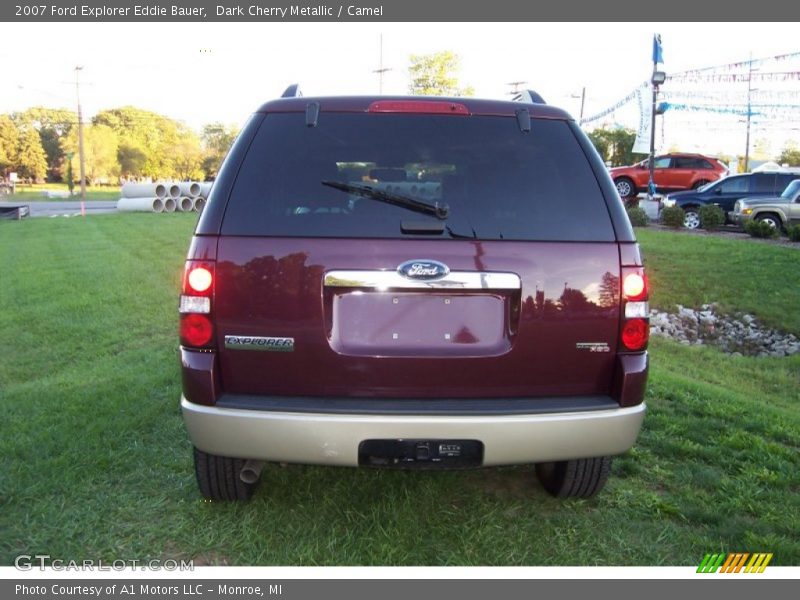 Dark Cherry Metallic / Camel 2007 Ford Explorer Eddie Bauer