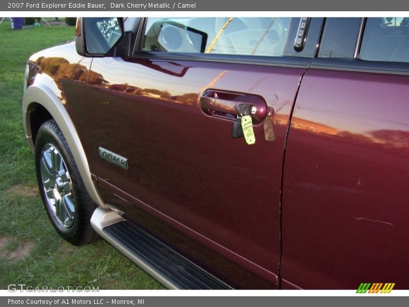 Dark Cherry Metallic / Camel 2007 Ford Explorer Eddie Bauer