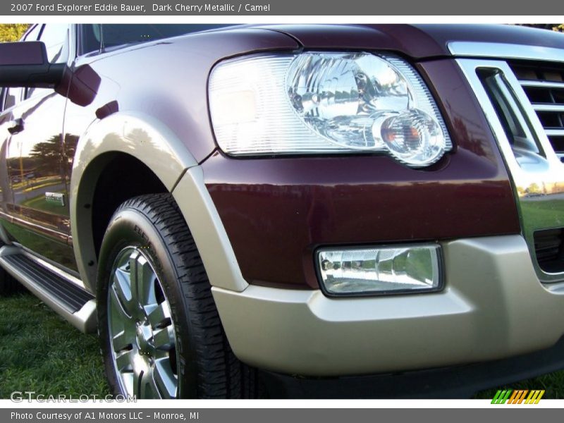 Dark Cherry Metallic / Camel 2007 Ford Explorer Eddie Bauer