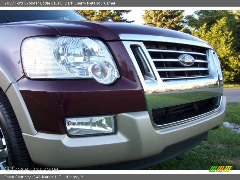 Dark Cherry Metallic / Camel 2007 Ford Explorer Eddie Bauer