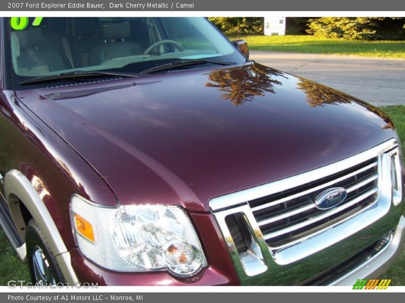 Dark Cherry Metallic / Camel 2007 Ford Explorer Eddie Bauer