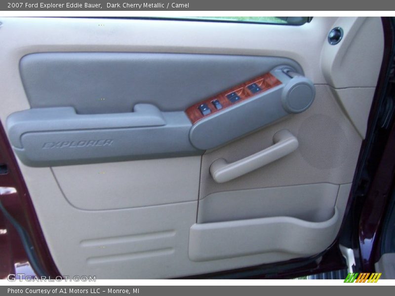 Dark Cherry Metallic / Camel 2007 Ford Explorer Eddie Bauer