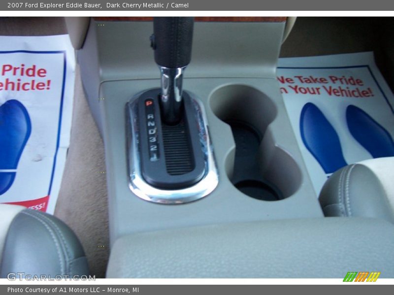 Dark Cherry Metallic / Camel 2007 Ford Explorer Eddie Bauer