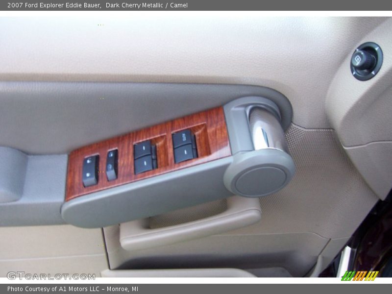 Dark Cherry Metallic / Camel 2007 Ford Explorer Eddie Bauer